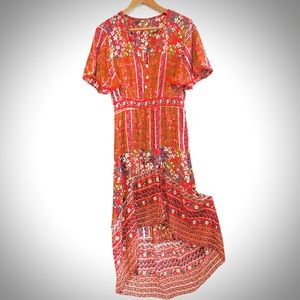 Red Bohemian Dress